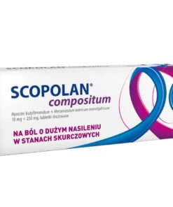 Scopolan Compositum 10 mg + 250 mg, 10 tabletek drażowanych
