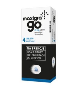 Maxigra Go 25 mg, 4 tabletki powlekane