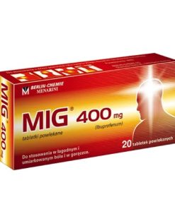 MIG 400 mg, 20 tabletek powlekanych