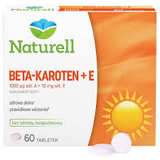 Naturell Beta-Karoten + E, 60 tabletek