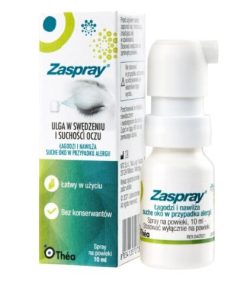 Zaspray, łagodzący spray na powieki, 10 ml