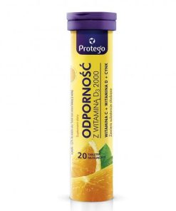 Protego Odporność z witaminą D3, 20tabl. mus.