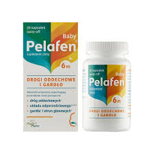 Pelafen Baby 6m+, dla dzieci powyżej 6 miesiąca, smak owocowy, 20 kapsułek
