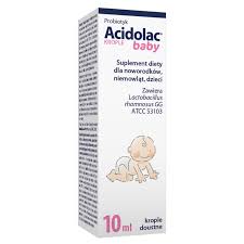 Acidolac Baby, krople doustne dla noworodków, niemowląt i dzieci, 10 ml