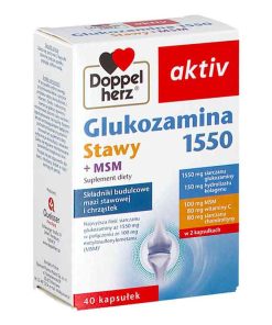 Doppelherz aktiv Glukozamina 1550 Stawy + MSM, 40 kapsułek