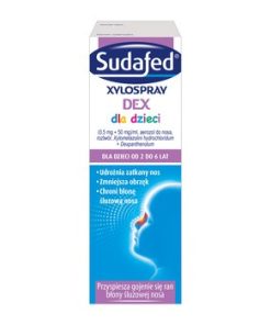 Sudafed XyloSpray DEX dla dzieci, aerozol do nosa, 2-6 lat, 10 ml
