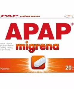 Apap Migrena, 20 tabletek