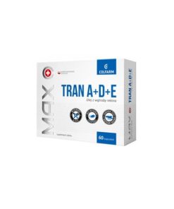 Tran z witaminami A + D + E, 60 kapsułek