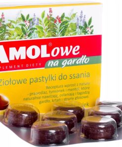 Alternative view of Amolowe na gadło, ziołowe pastylki 16 do ssania
