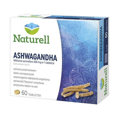 Naturell Ashwagandha, 60 tabletek