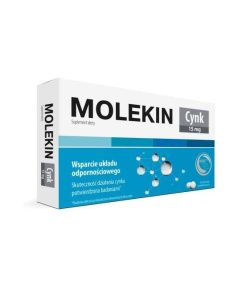 Molekin cynk 15 mg, 30 tabletek