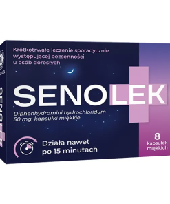 Senolek 50 mg, 8 kapsułek