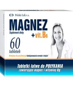 Magnez + B6, 60 tabletek