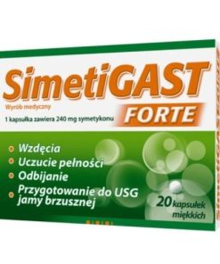 Simetigast Forte - 20 kapsułek