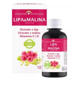 Lipa & Malina, dla dzieci powyżej 3 lat i dorosłych, smak malinowy, 150 ml