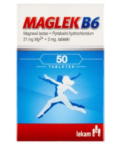 MAGLEK B6 - magnez, 50 tabletek