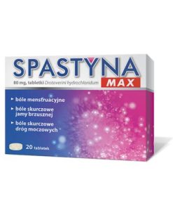 Spastyna MAX na skurczowe bóle brzucha, 20 tabletek