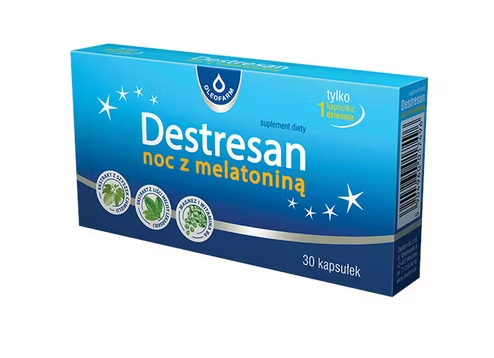 Destresan Noc z melatoniną, 30 kapsułek