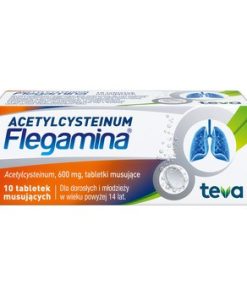 FLEGAMINA ACETYLCYSTEINUM 600mg x 10 tabletek musujących